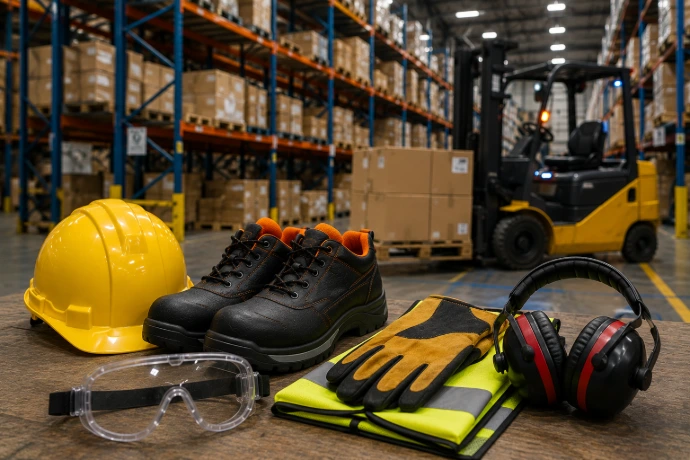 Safety equipment for warehousing and logistics operations
