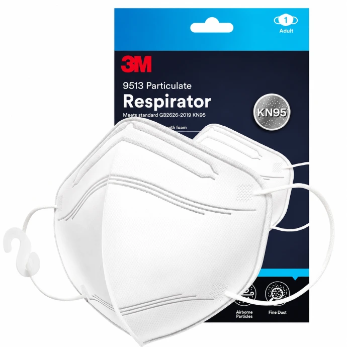 3M™ Particulate Respirator 9513 KN95 Face Mask