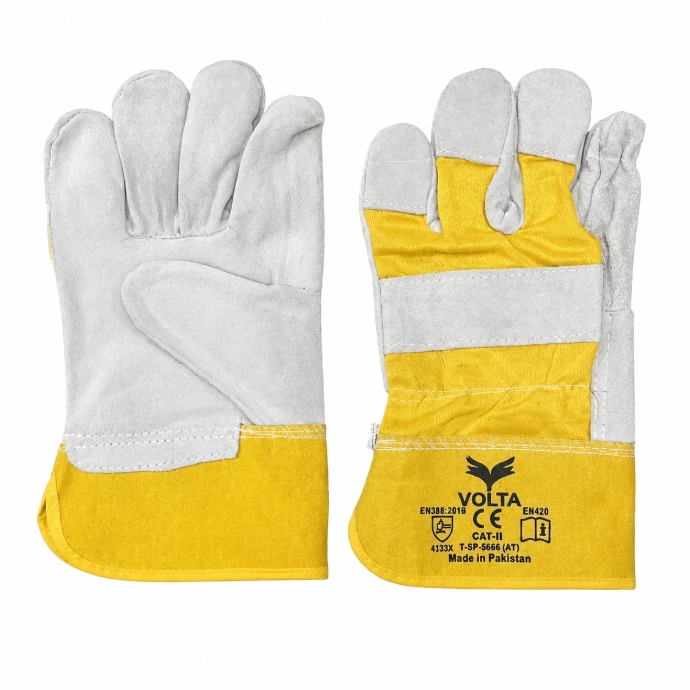 Volta Single Palm Leather Working Gloves RSV-1505 Y
