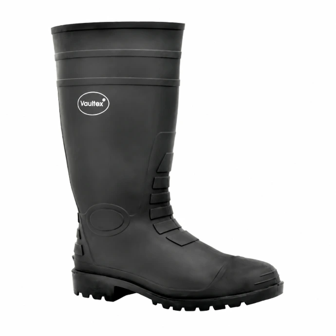 Vaultex RBT PVC steel toe safety gumboots for industrial and construction safety