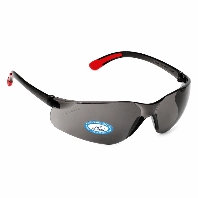 Vaultex UD 91 Dark Safety Glasses with Smoke Lens for Eye Protection