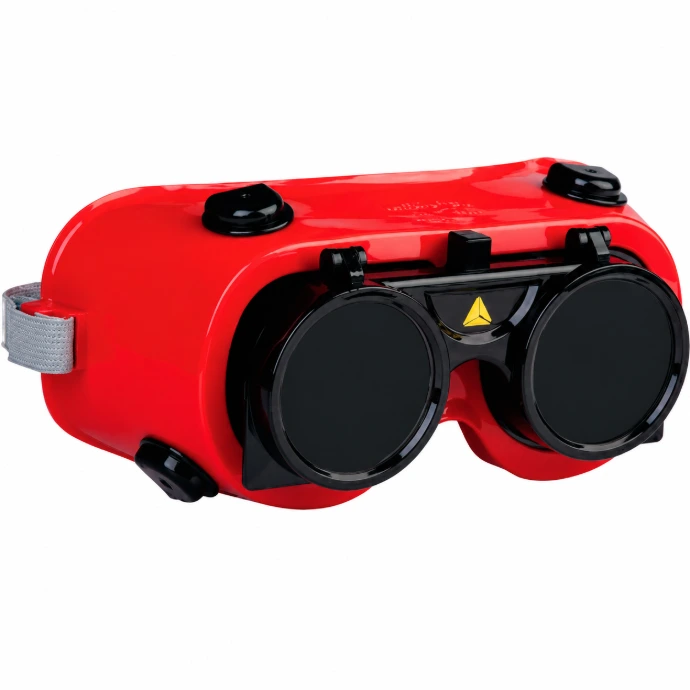 TOBA 3 T5 Welding Goggles with Clear Lens and Shade 5 Flip-Up Lenses