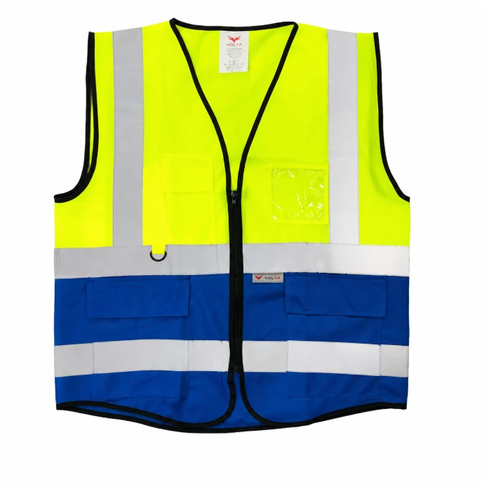 Volta Safety Vest RF 070 Yellow-Blue Executive Fabric Safety Vest