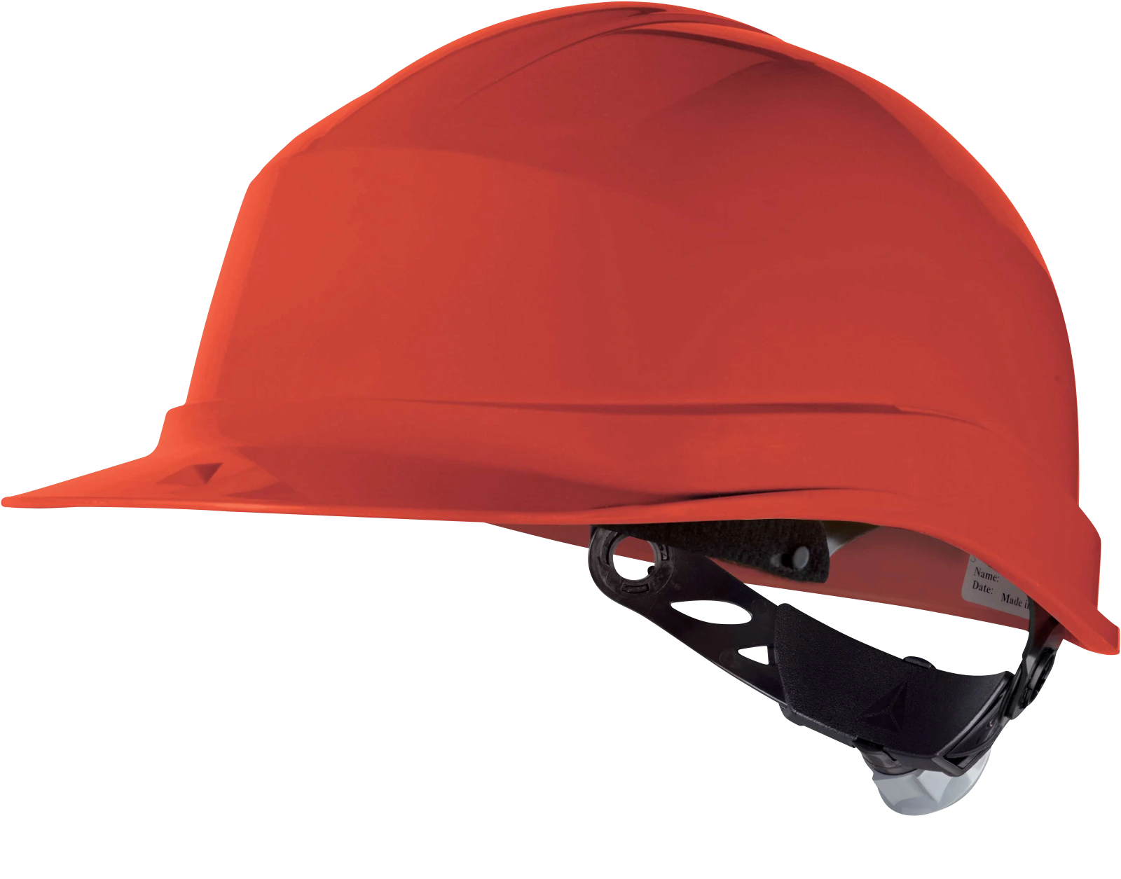 Industrial HDPE helmet for workplace head protection