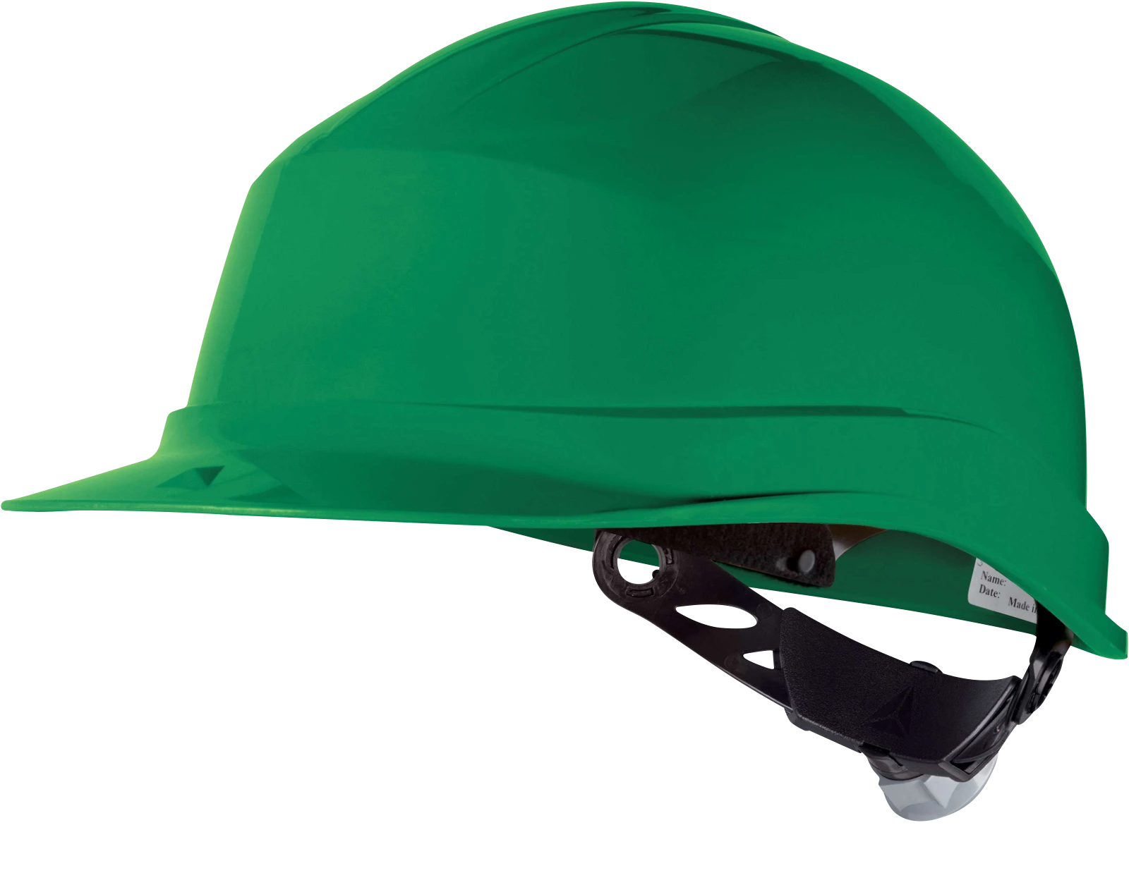 Industrial HDPE helmet for workplace head protection