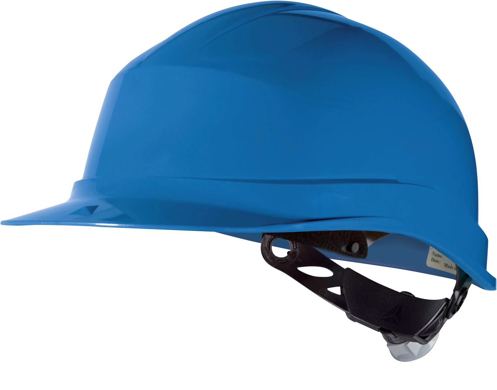 Industrial HDPE helmet for workplace head protection