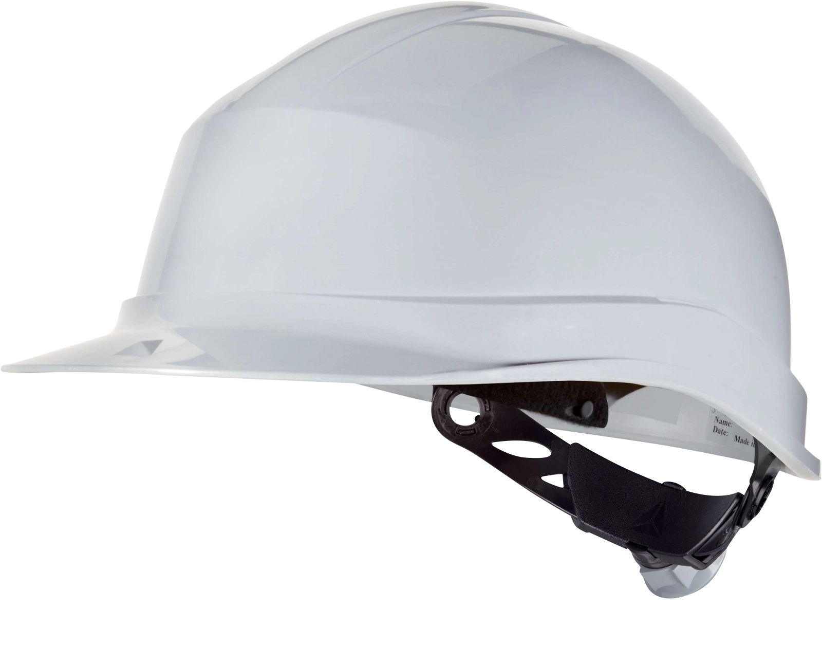 Industrial HDPE helmet for workplace head protection