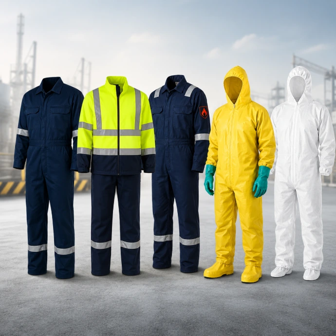 chemical protective coverall