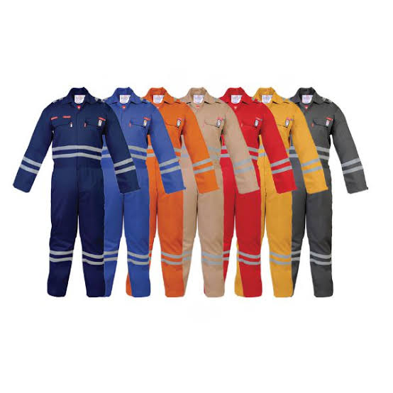 Flame retardant cotton protective coverall