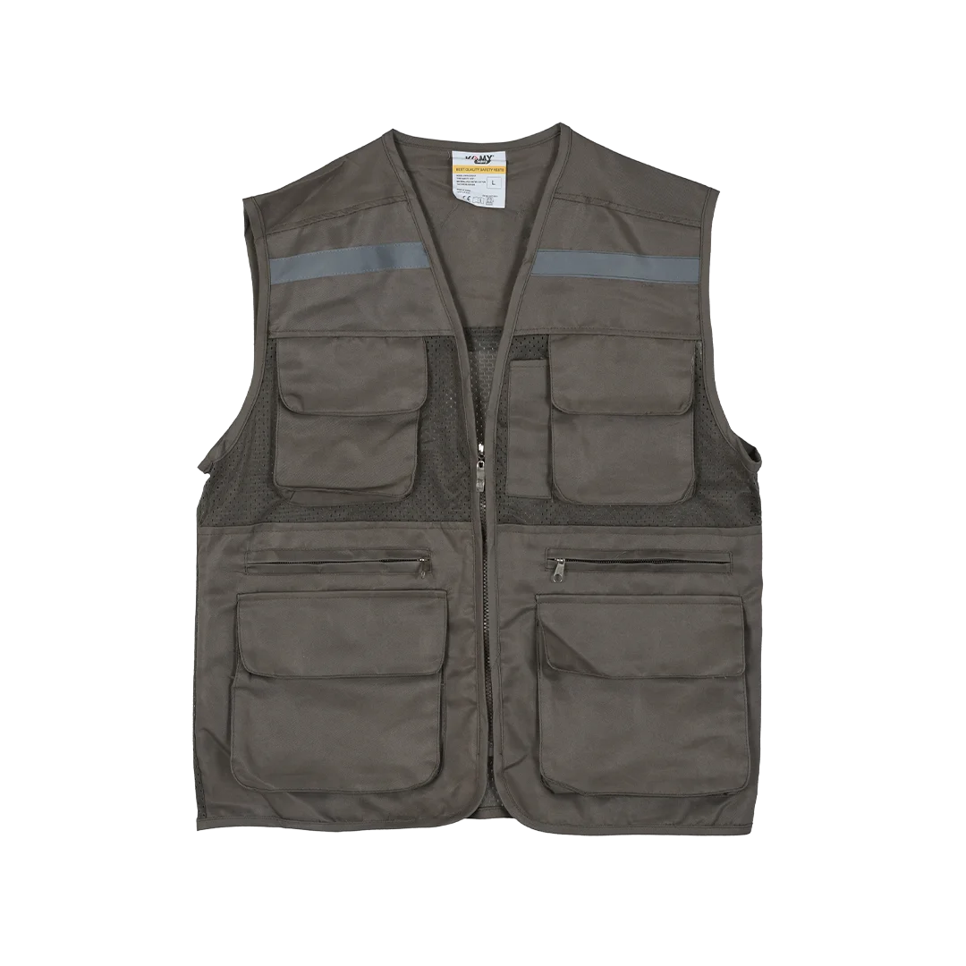 Korean style reflective workwear vest