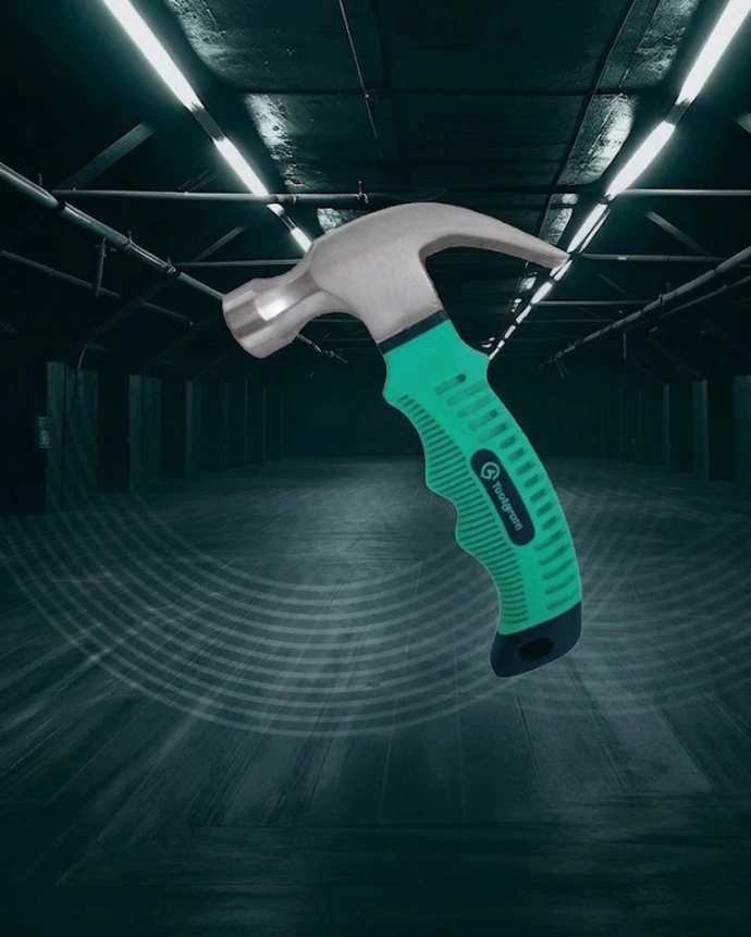 Compact mini claw hammer for small repair and DIY tasks