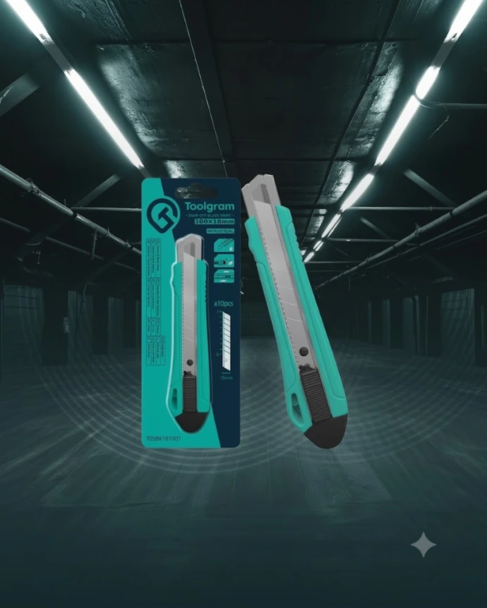 Snap-off blade knife for convenient and precise cutting